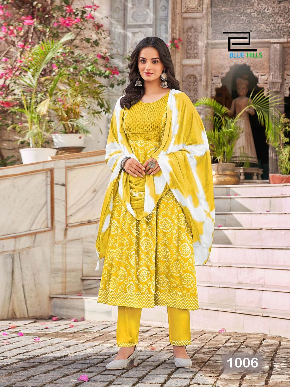 Blue Hills Bhool Bhulaiyaa Fancy Ethnic Wear Rayon Printed Ready Made Collection